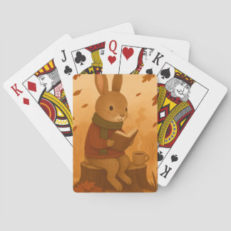 Jeu De Cartes Bunny d'automne confortable