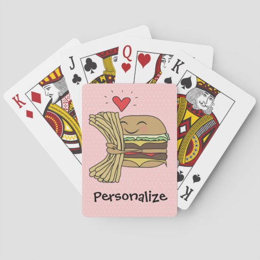 Jeu De Cartes Burger Loves Fries (dos)