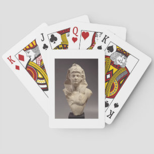 Jeu De Cartes Buste d'un empereur romain en pharaon (marbre)