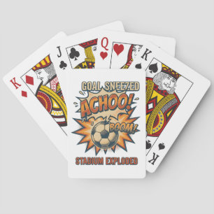 Jeu De Cartes But Éternué Stade Explosé