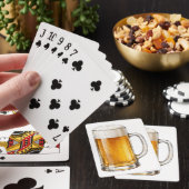 Jeu De Cartes Buveur de bière froide mousseuse (In Situ)