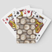 Jeu De Cartes Cabine de bois Noël (dos)