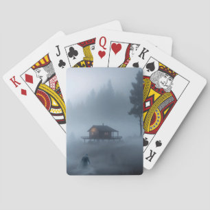 Jeu De Cartes Cabine de journaux par le lac Haunted