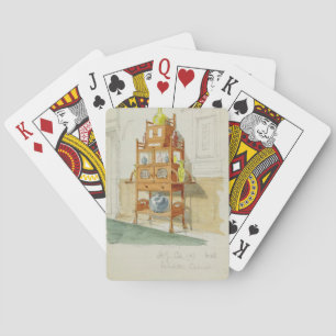 Jeu De Cartes Cabinet d'exposition, c.1860s-les années 70 (p/c e