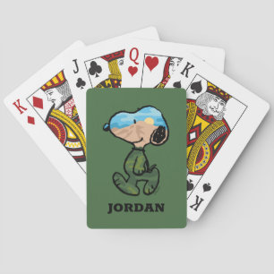 Jeu De Cartes cacahuètes   Super Snoopy Extérieur Jouer Cartes