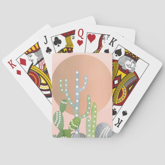 Jeu De Cartes Cactus bohémien (dos)
