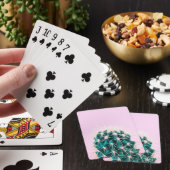 Jeu De Cartes Cactus de Prickley sur le rose (In Situ)
