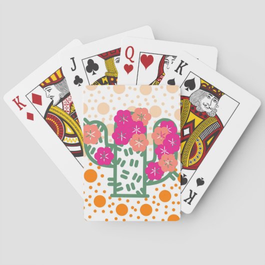 Jeu De Cartes Cactus de printemps (dos)