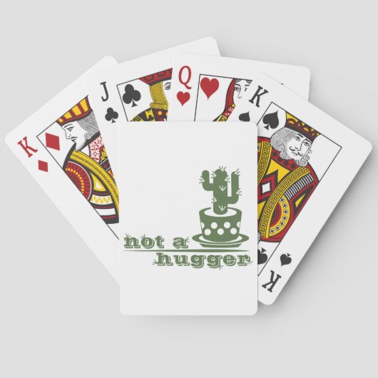 Jeu De Cartes Cactus Pas un gros cactus drôle dire (dos)