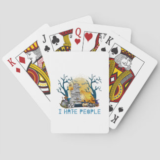 Jeu De Cartes Cadeau Camper | Randonnée En Halloween Anniversair