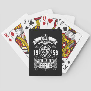Jeu De Cartes Cadeau d'août 1959 La Naissance Des Légendes