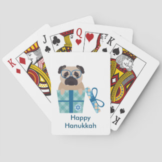 Jeu De Cartes Cadeau de carlin de Hanoukka