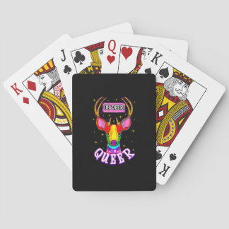 Jeu De Cartes Cadeau de célébration du mois de la fierté queer O