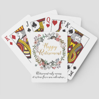 Jeu De Cartes Cadeau de Félicitations pour une Bonne Retraite