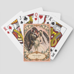 Jeu De Cartes Cadeau de mariage Tengu personnalisé pour les mari