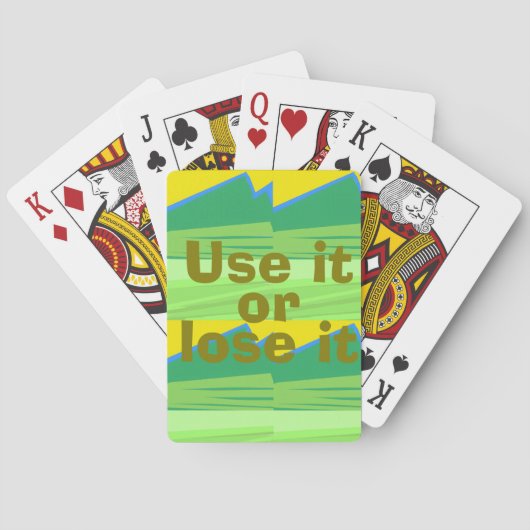 Jeu De Cartes Cadeau de Noël à utiliser ou à perdre (dos)