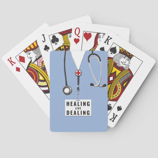 Jeu De Cartes Cadeau de nouveauté Médicale (dos)