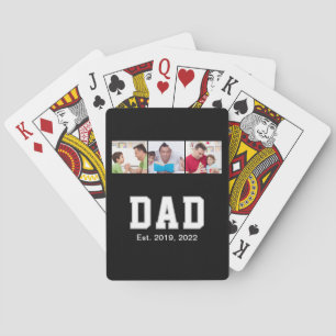 Jeu De Cartes Cadeau de papa vintage établi Texte 3 Photo