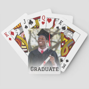 Jeu De Cartes Cadeau de photo de remise de diplôme personnalisé