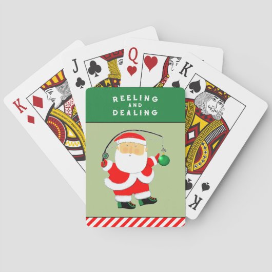 Jeu De Cartes Cadeau de vacances de pêche (dos)