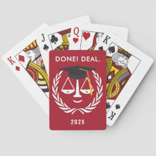 Jeu De Cartes Cadeau d'études de droit