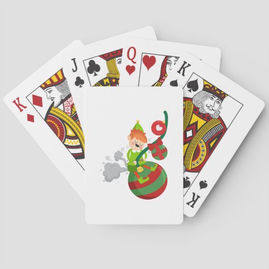 Jeu De Cartes Cadeau drôle de Noël de pet (dos)