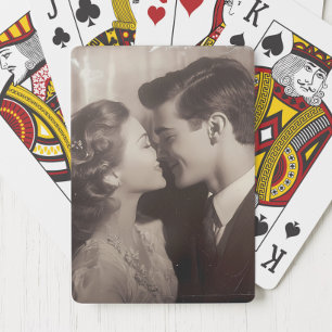 Jeu De Cartes Cadeau Élégant de Mariage pour Anniversaire Photo