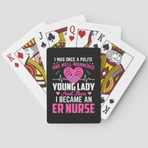 Jeu De Cartes Cadeau Infirmière J'Étais Autrefois La Belle Infir