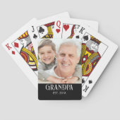 Jeu De Cartes Cadeau photo de l'arrivée de Papi (dos)