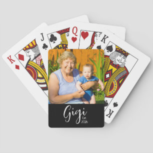 Jeu De Cartes Cadeau Photo Gigi Etablie