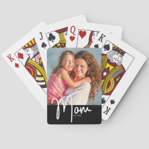 Jeu De Cartes Cadeau photo Maman Fondée