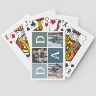 Jeu De Cartes Cadeau photo 'PAPA' 3 moderne