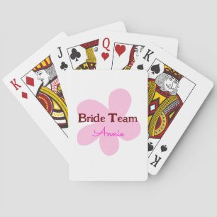 Jeu De Cartes cadeau simple minimal demoiselle d'honneur ajoutez