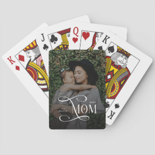 Jeu De Cartes Cadeaux de fête des mères photo Meilleure maman mo