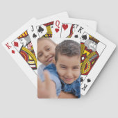 Jeu De Cartes Cadeaux de Noël personnalisés | Photo personnalisé (dos)