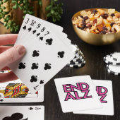 Jeu De Cartes Cadeaux de pourpre de mois de conscience d'Alz (In Situ)