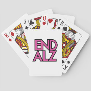 Jeu De Cartes Cadeaux de pourpre de mois de conscience d'Alz
