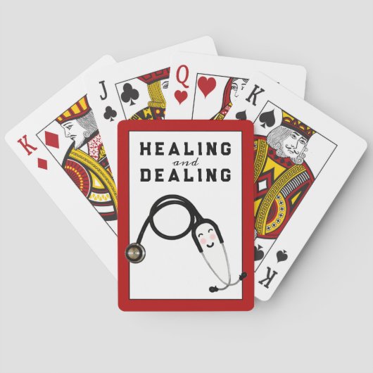 Jeu De Cartes Cadeaux d'infirmières (dos)