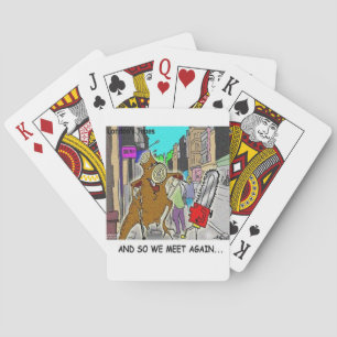 Jeu De Cartes Cadeaux drôles de dessin animé Rick London embrass