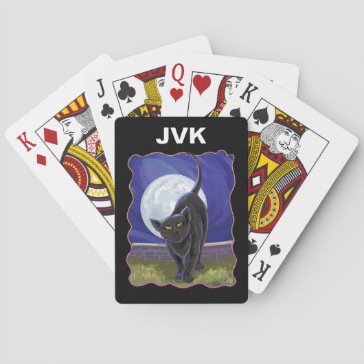Jeu De Cartes Cadeaux et accessoires de chat noir (dos)