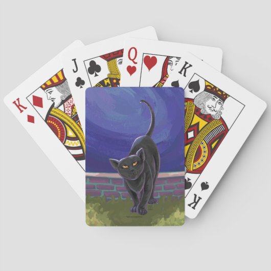 Jeu De Cartes Cadeaux et accessoires de chat noir (dos)