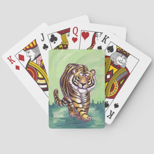 Jeu De Cartes Cadeaux et accessoires de tigre (dos)