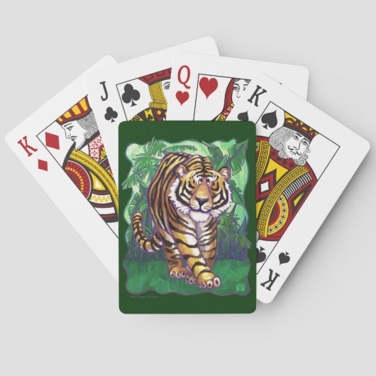 Jeu De Cartes Cadeaux et accessoires de tigre (dos)