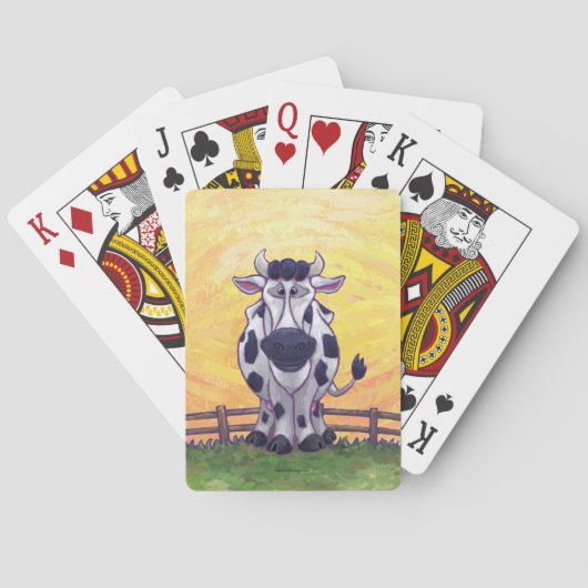 Jeu De Cartes Cadeaux et accessoires de vache (dos)