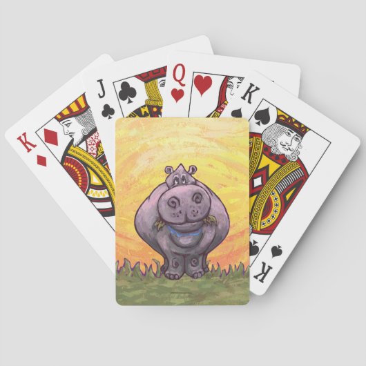 Jeu De Cartes Cadeaux et accessoires Hippopotamus (dos)