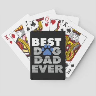 Jeu De Cartes Cadeaux papa Meilleur père de chien jamais