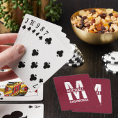 Jeu De Cartes Cadeaux Personnalisés pour Garçons d'Honneur avec (In Situ)