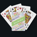 Jeu De Cartes Cadeaux personnalisés pour la fête du 80e annivers<br><div class="desc">Typographie unique et spéciale thème de la fête du 80e anniversaire déco et cadeaux. Le texte est féroce et fab à 80. fabuleux à 80 ans, fête extraordinaire de 80 ans, super spécial de 80 ans, heureux de 80 ans, rocking de 80 ans, beau à 80, et extraordinaire de 80...</div>