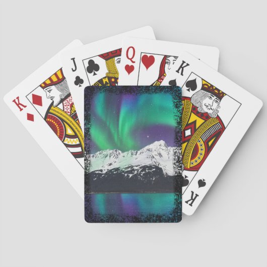 Jeu De Cartes Cadran Aurora Splatter - Cartes de jeu pour vélos (dos)