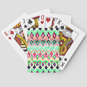 Jeu De Cartes Cadre de plaque d'immatriculation à motif coloré m